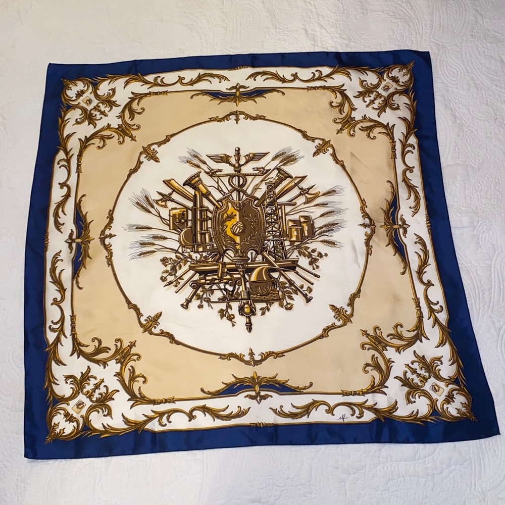 Elf Silk Square Scarf Made in France